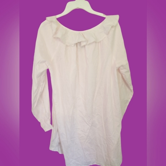 NWT Laura Ashley small pale rose ruffled collar who is embroidered edging - Picture 4 of 16